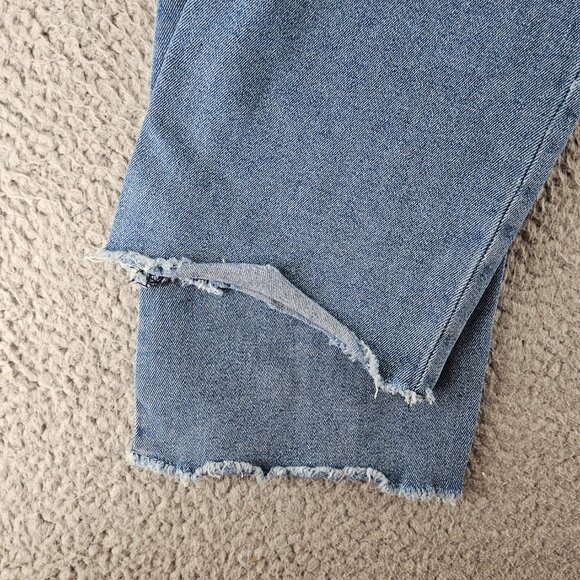 Good American Jeans Womens 4 (26x26) Blue Good Straight Crop Mid Rise - Picture 16 of 16